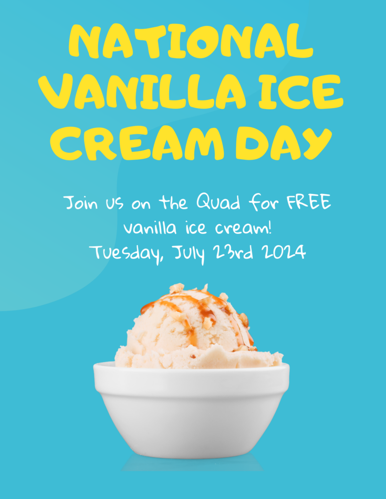 National Vanilla IceCream Day · Dining Services · Lafayette College